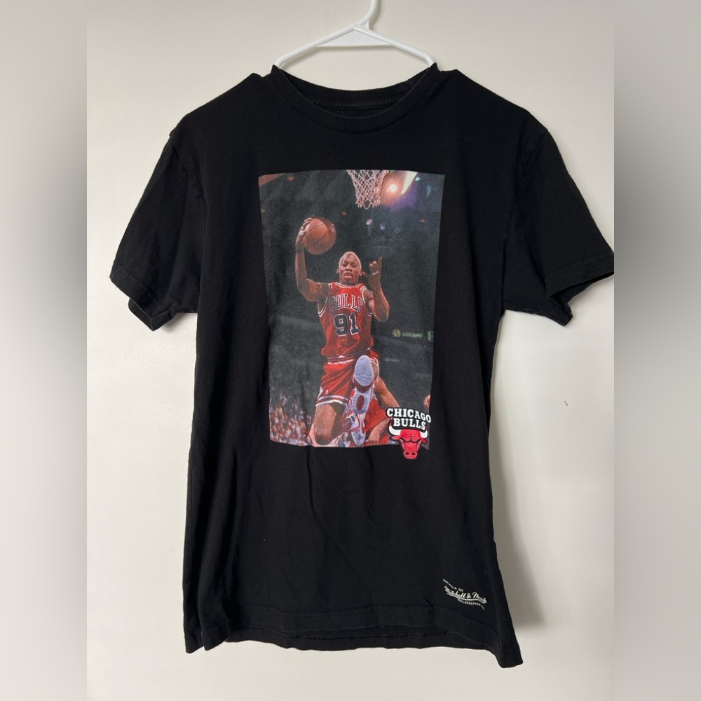 Dennis Rodman Chicago Bulls Graphic Tee Size Small